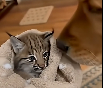 W2305003_He was just a tiny lynx when fate brought him to my garden… (Part 2)